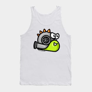 Turbo Snail - Turbosaurus Rex (Green & Orange) Tank Top